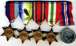 Medals of H.A. Patton (Photo courtesy of Mr Marcus Patton)